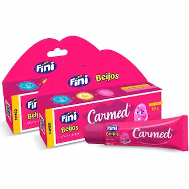 KIT 2UNI HIDRATANTE LABIAL CARMED FINI BEIJOS 10G - CIMED