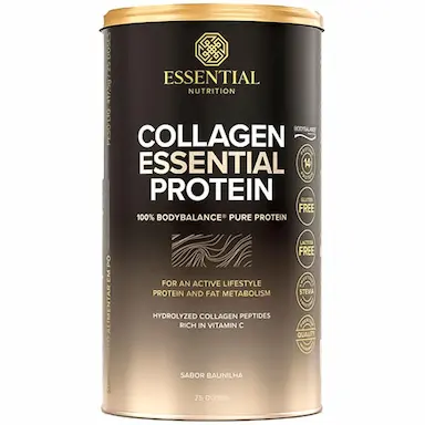 COLLAGEN ESSENTIAL PROTEIN - BAUNILHA - 417,5G - ESSENTIAL NUTRITION