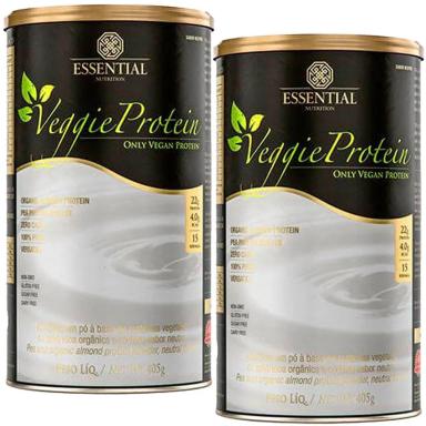 KIT 2X VEGGIE PROTEIN NEUTRO - (405G CADA) - ESSENTIAL NUTRITION