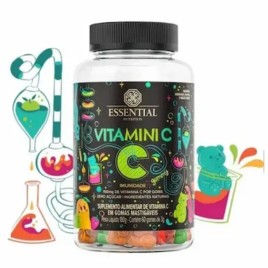 VITAMINI C GUMMY (60 GOMAS) - ESSENTIAL NUTRITION