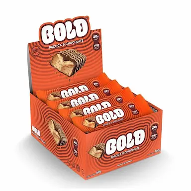 BARRINHA BOLD PAçOCA CHOCOLATE (12 UN DE 60G) Unica
