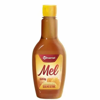 MEL SILVESTRE PREDOMINâNCIA FLORAL BISNAGA MINAMEL 500G