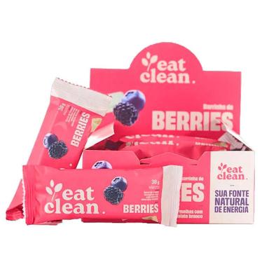 BARRA DE FRUTAS VERMELHAS COM CHOCOLATE BRANCO ZERO EAT CLEAN (CX C/ 12UN DE 30G) Unica