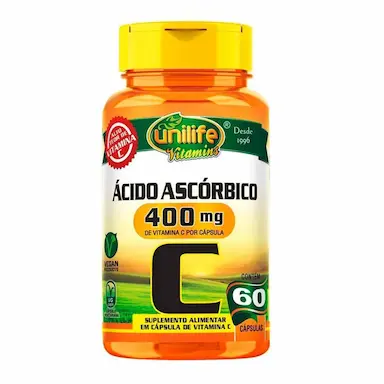 VITAMINA C - ÁCIDO ASCóRBICO - UNILIFE 60 CáPSULAS