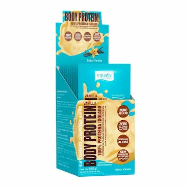 BODY PROTEIN VANILLA EQUALIV (10 SACHêS DE 20G) Unica