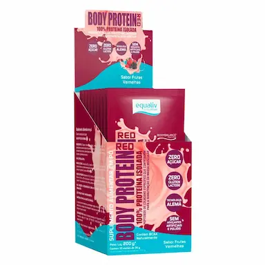 BODY PROTEIN RED EQUALIV (10 SACHêS DE 20G) Unica