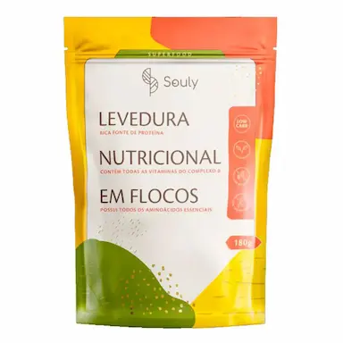 LEVEDURA NUTRICIONAL EM FLOCOS SOULY 180G Unica