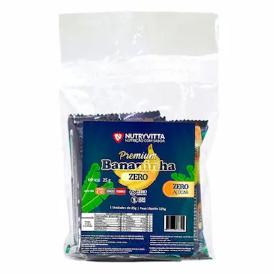 Bananinha Premium Zero Açúçar Nutryvitta 5 Un de 25G