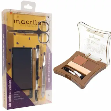 COMBO KIT SOBRANCELHAS PERFEITAS + TRIO DE SOMBRAS - KS200 + L1011