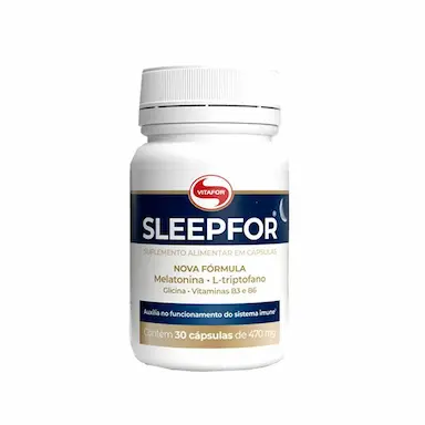 Suplemento Alimentar SLEEPFOR COM MELATONINA VITAFOR 30 CÁPSULAS