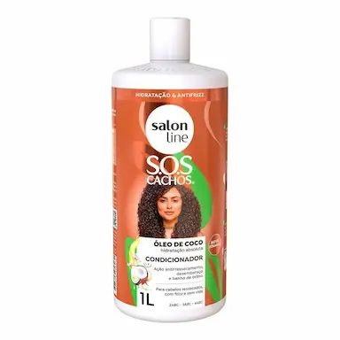 CONDICIONADOR SOS CACHOS COCO TRATAMENTO PROFUNDO SALON LINE 1L