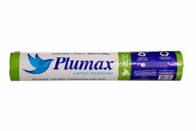 LENçOL DESCARTáVEL HOSPITALAR  ECO 50 CMX50M ECO - PLUMAX