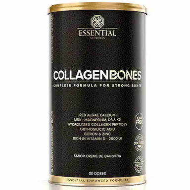 COLLAGEN BONES ESSENTIAL NUTRITION - 483G - CREME DE BAUNILHA