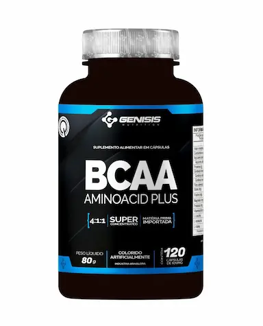 BCAA PLUS - 2.4MG - 4.1.1 - 120 CÁPSULAS