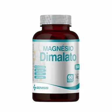 MAGNÉSIO DE DIMALATO - 60 CÁPSULAS