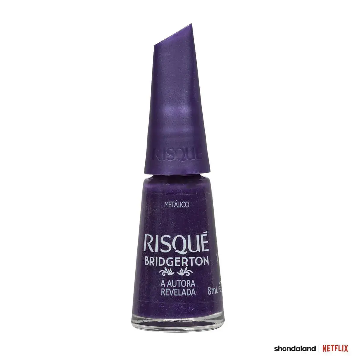 Esmalte Risqué Metálico Bridgerton a Autora Revelada 8ml