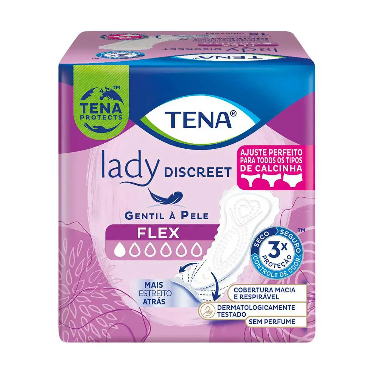 Protetor Diário Tena Lady Discreet Flex 20 Unidades