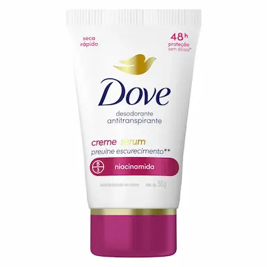 Desodorante Antitranspirante Dove Previne Escurecimento 48h Creme Sérum 50g