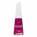 Esmalte Cremoso Risqué Léo Mandou Flores Hipoalergênico com 8ml