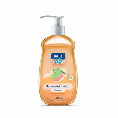 Kit 2 Sabonete Líquido Baruel Baby Glicerina com 400ml