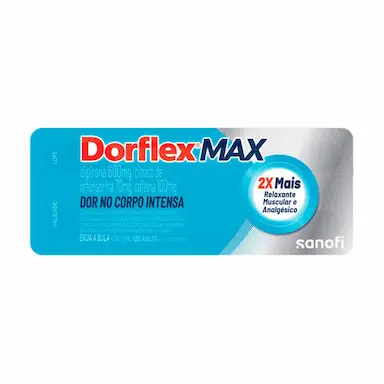 Dorflex MAX Analgésico e Relaxante Muscular 4 comprimidos