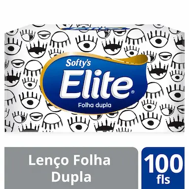 Lenço de Papel Softy's Elite 100 Folhas