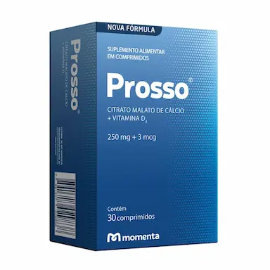 Cálcio + Vitamina D Prosso 30 comprimidos