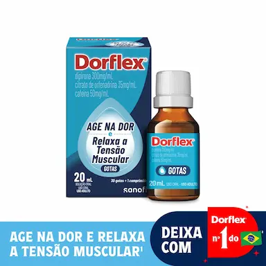 Dorflex Analgésico e Relaxante Muscular Gotas 20ml