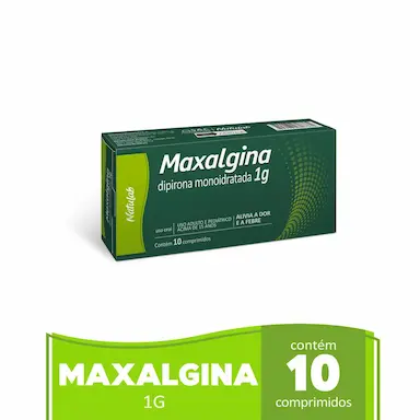 Maxalgina Dipirona Monoidratada 1g 10 comprimidos