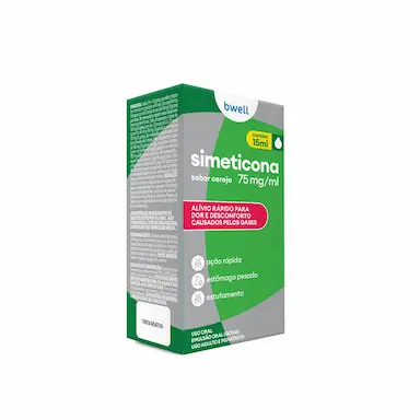Simeticona bwell 75mg/ml Sabor Cereja 15ml