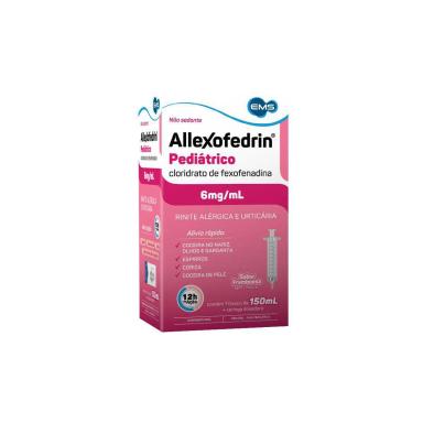 Allexofedrin Pediátrico 6mg/ml Suspensão Oral 150ml