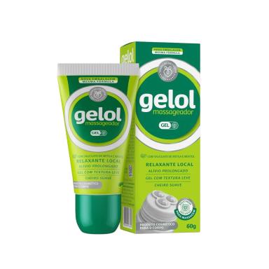 Gel Relaxante para Massagem Gelol com 60g