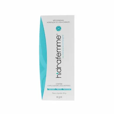 Gel Hidratante Vaginal Hidrafemme 24g + 8 aplicadores