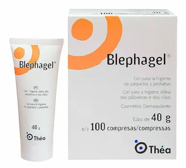 Gel para Higiene para Área dos Olhos com Ação Demaquilante Blephagel 40g