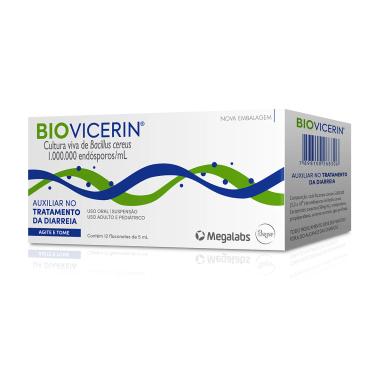 Probiótico Biovicerin 12 Flaconetes 5ml cada