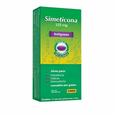 Simeticona 125mg 10 cápsulas Cimed Genérico