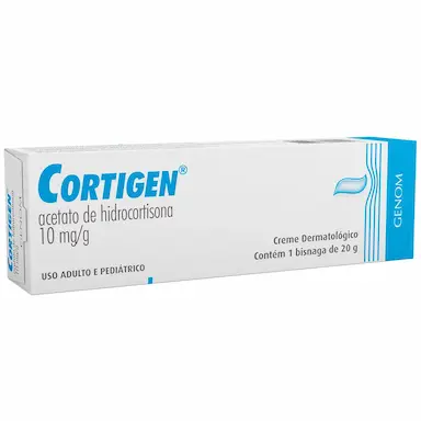 Cortigen Acetato de Hidrocortisona 10mg/g Creme Dermatológico 20g