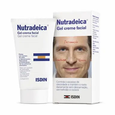 Gel Creme Facial Nutradeica Isdin Pele Descamativa com 50ml