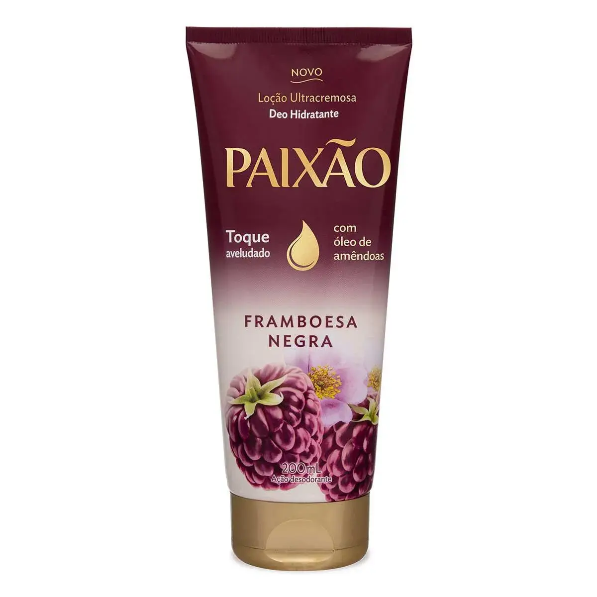 Loção Ultracremosa HIdratante Corporal Paixão Framboesa Negra 200ml