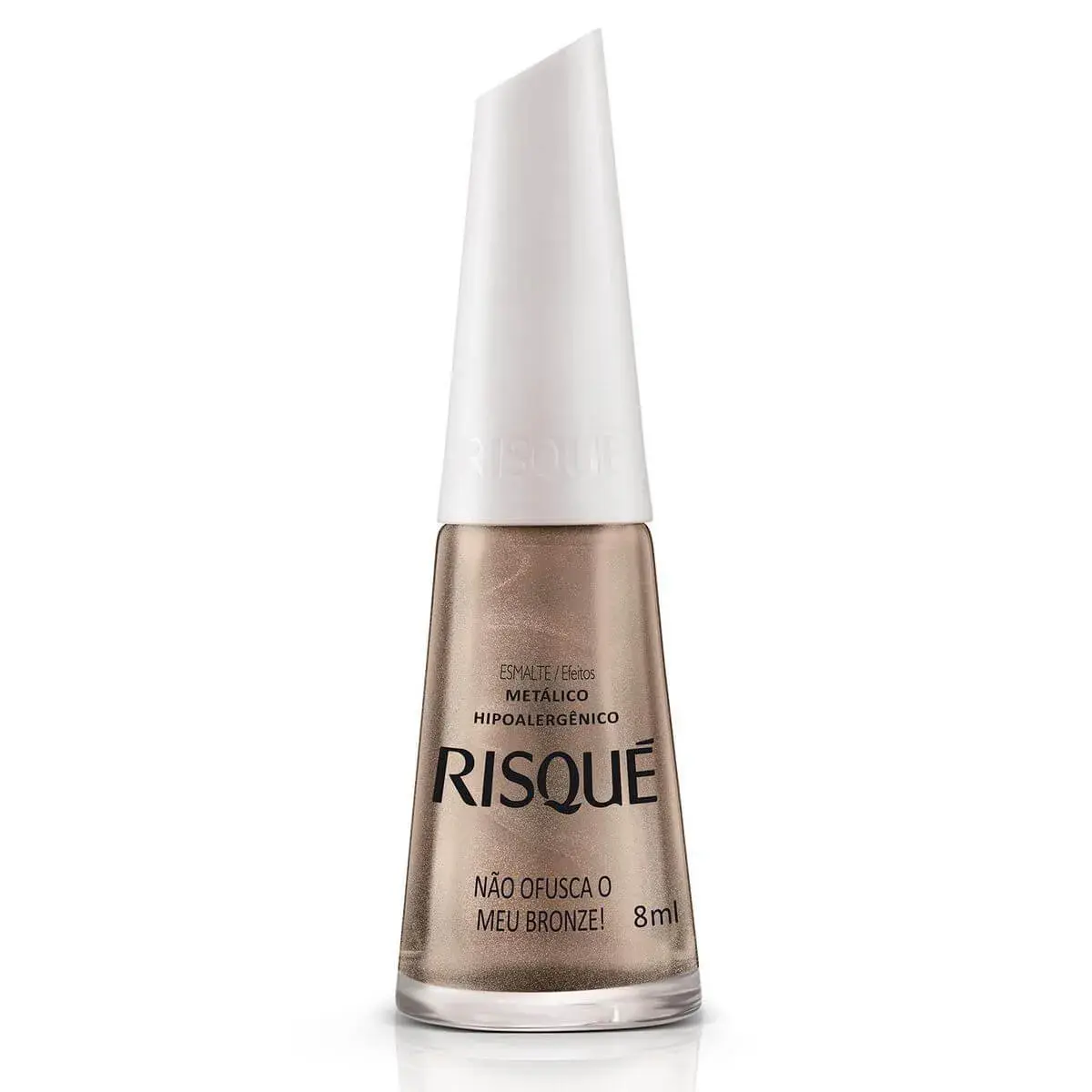 Esmalte Efeito Metálico Risqué Não Ofusca Meu Bronze! com 8ml