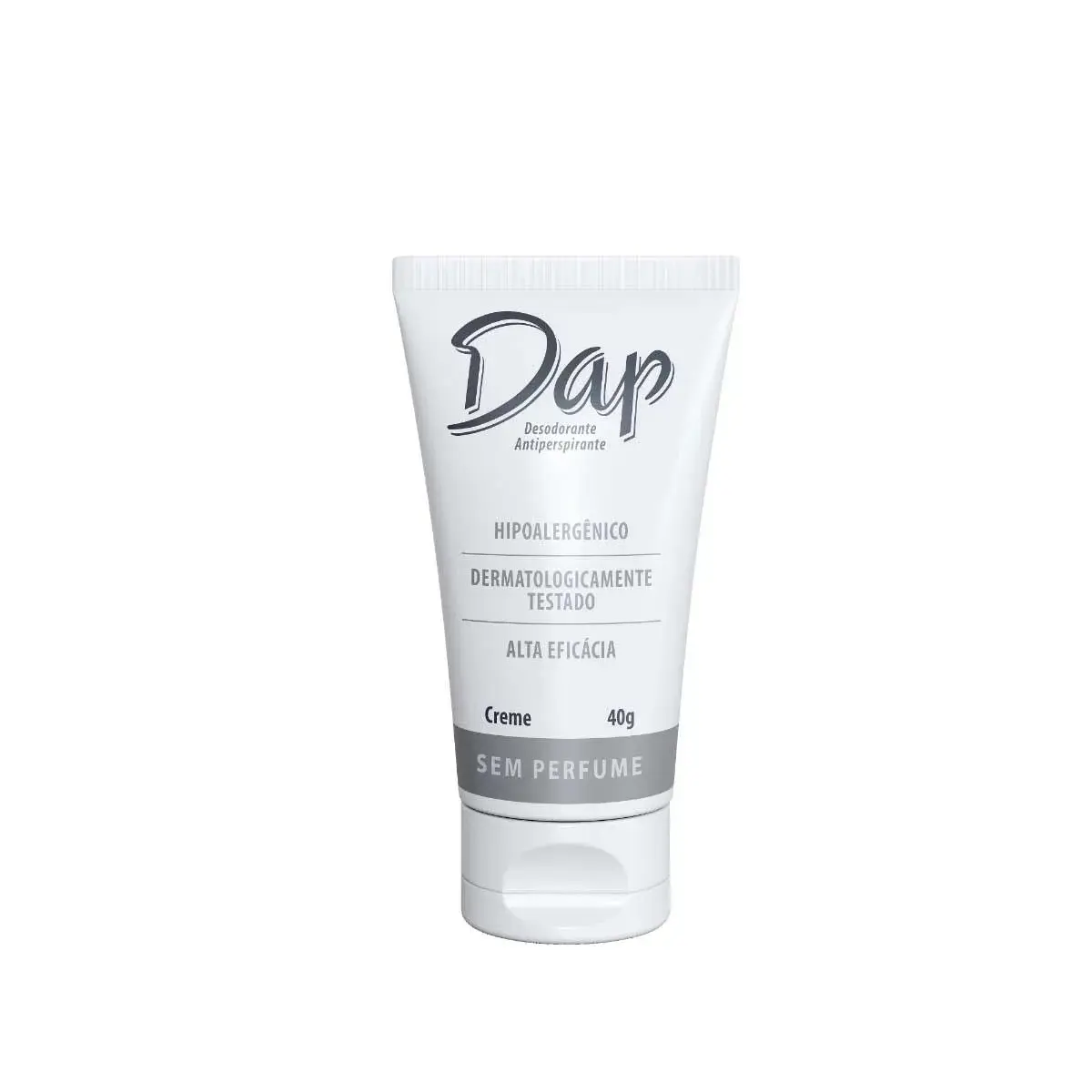 Desodorante Dap Creme Bisnaga Antitranspirante Sem Perfume 40g