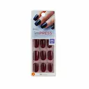 Unhas Autocolantes Impress Pretty Please Média com 24 Unidades