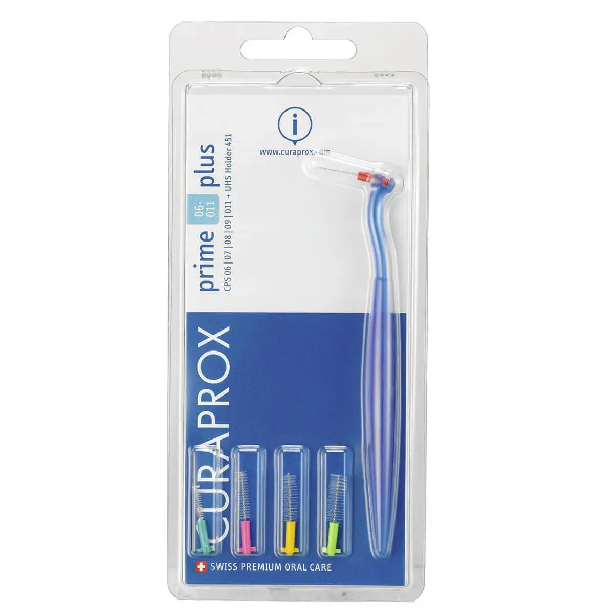 Kit Escova de Dente Interdental Curaprox Prime Plus + 4 Refis