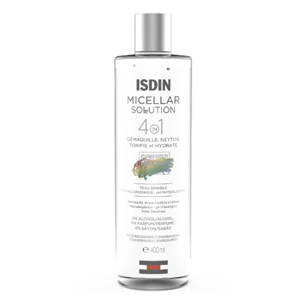 Água Micelar Isdin Micellar Solution 4 em 1 com 400ml