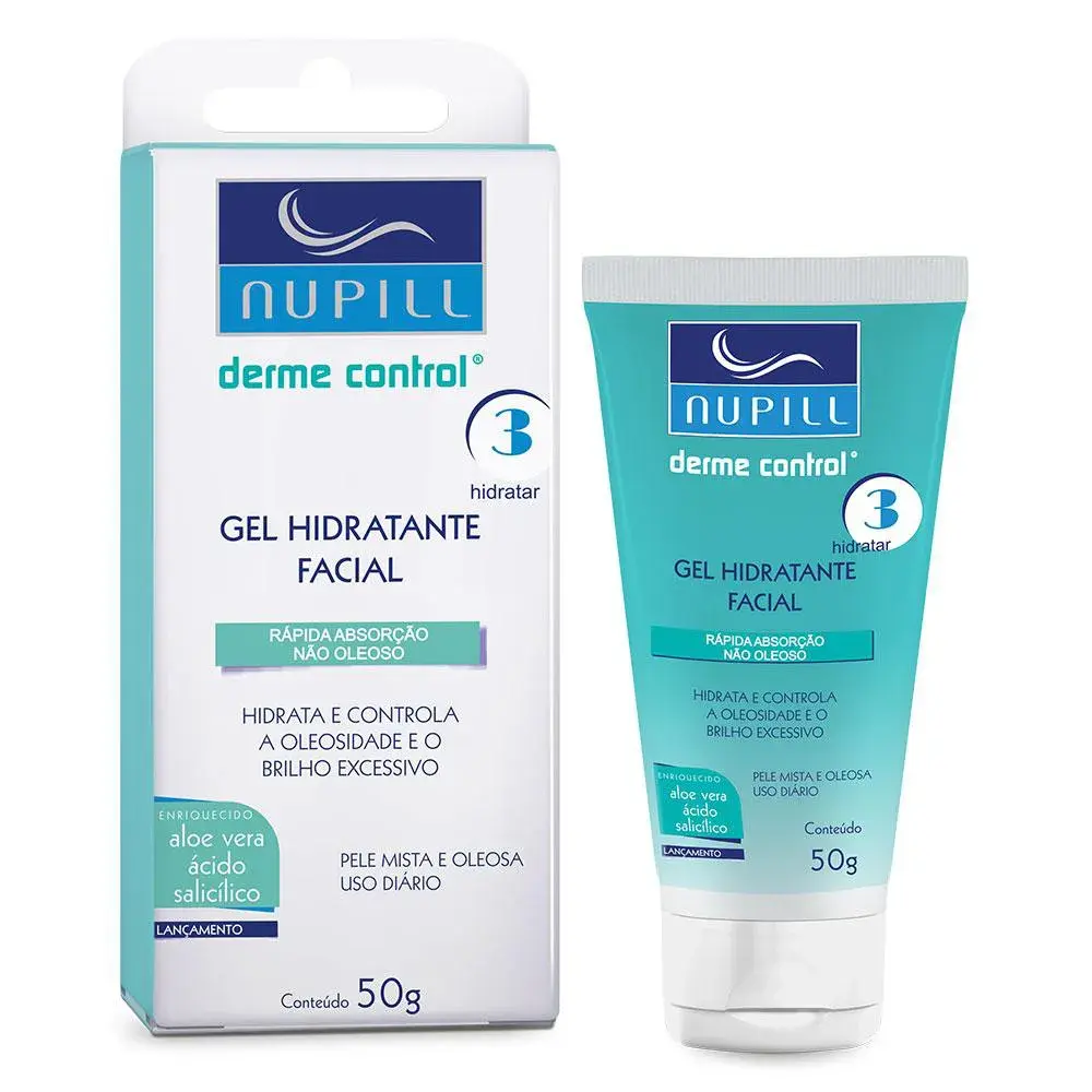 Gel Hidratante Facial Nupill Derme Control 50g