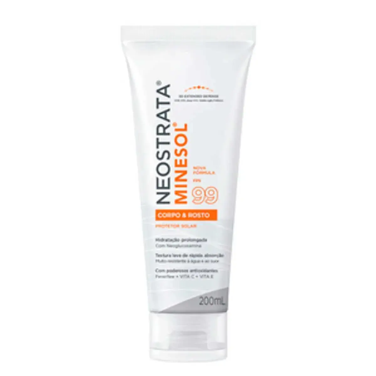 Protetor Solar NeoStrata Minesol Corpo & Rosto Fluido Hidratante Antioxidante FPS 99 com 200ml