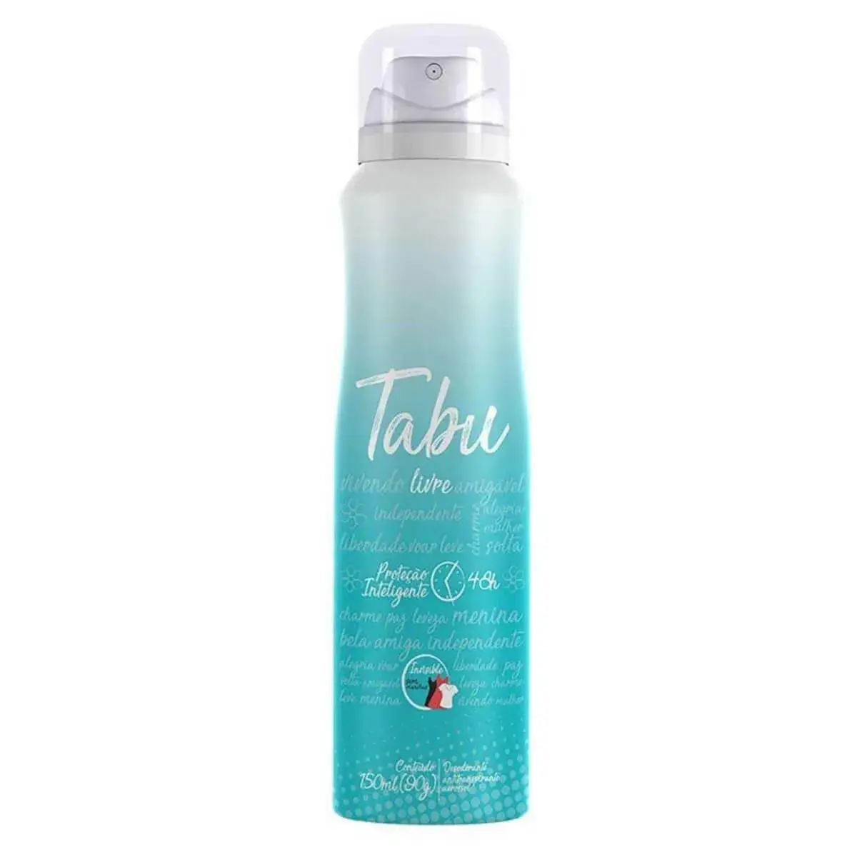 Desodorante Tabu Livre 48h Aerosol com 150ml