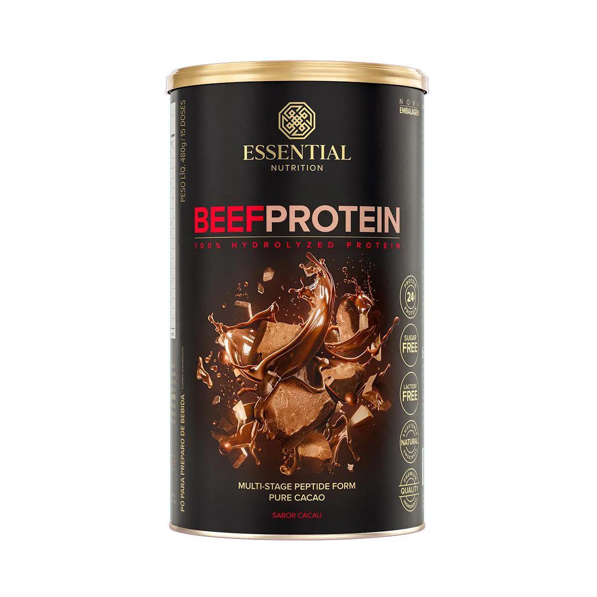 Proteína Beef Protein Essential Nutrition 480g