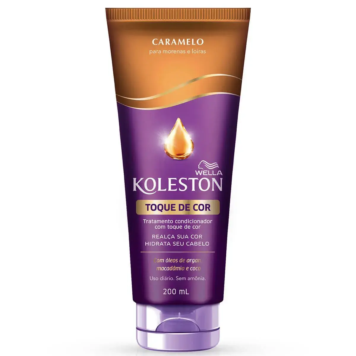 Condicionador Koleston com Toque de Cor Caramelo com 200ml