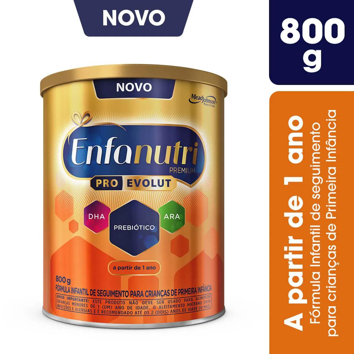 Fórmula Infantil Pro Evolut Enfanutri Premium A Partir de 1 Ano 800g